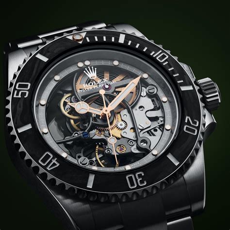 replica skull dark edition rolex|Artisans de Genève Andrea Pirlo Project Skeleton Rolex .